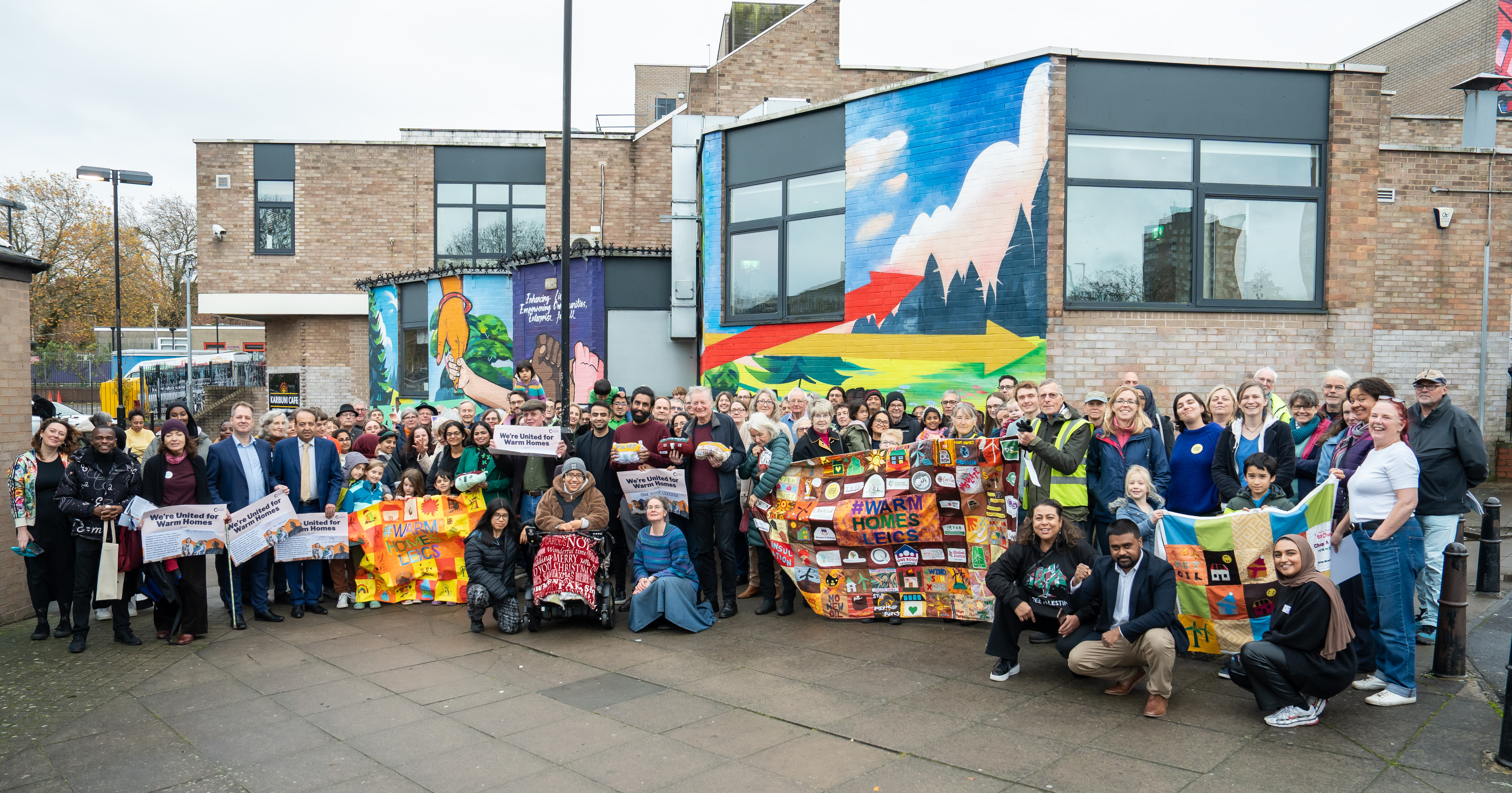 Climate Action Leicester and Leicestershire Warm Homes Day of Action event 