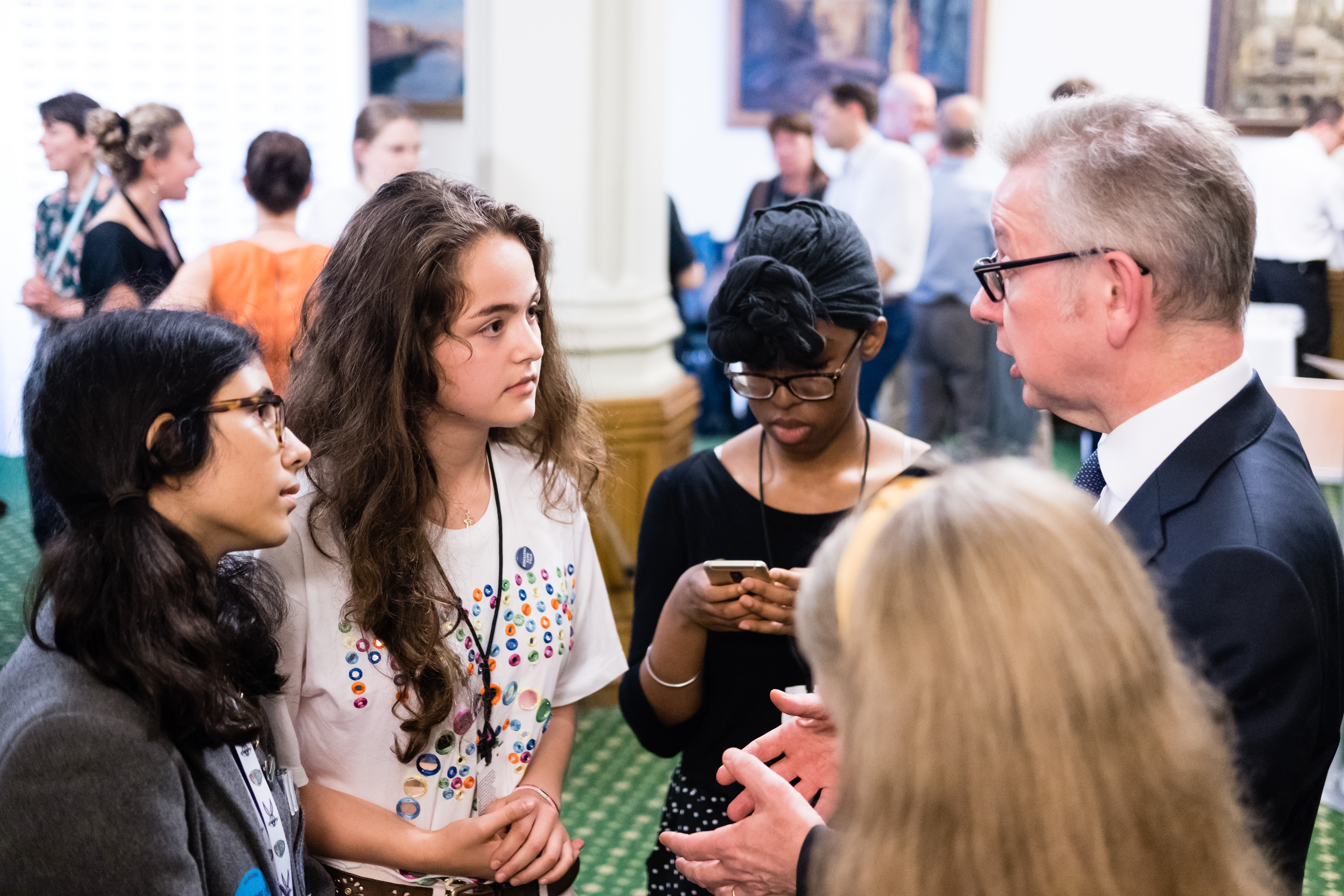 People meeting with their MP in a meeting space