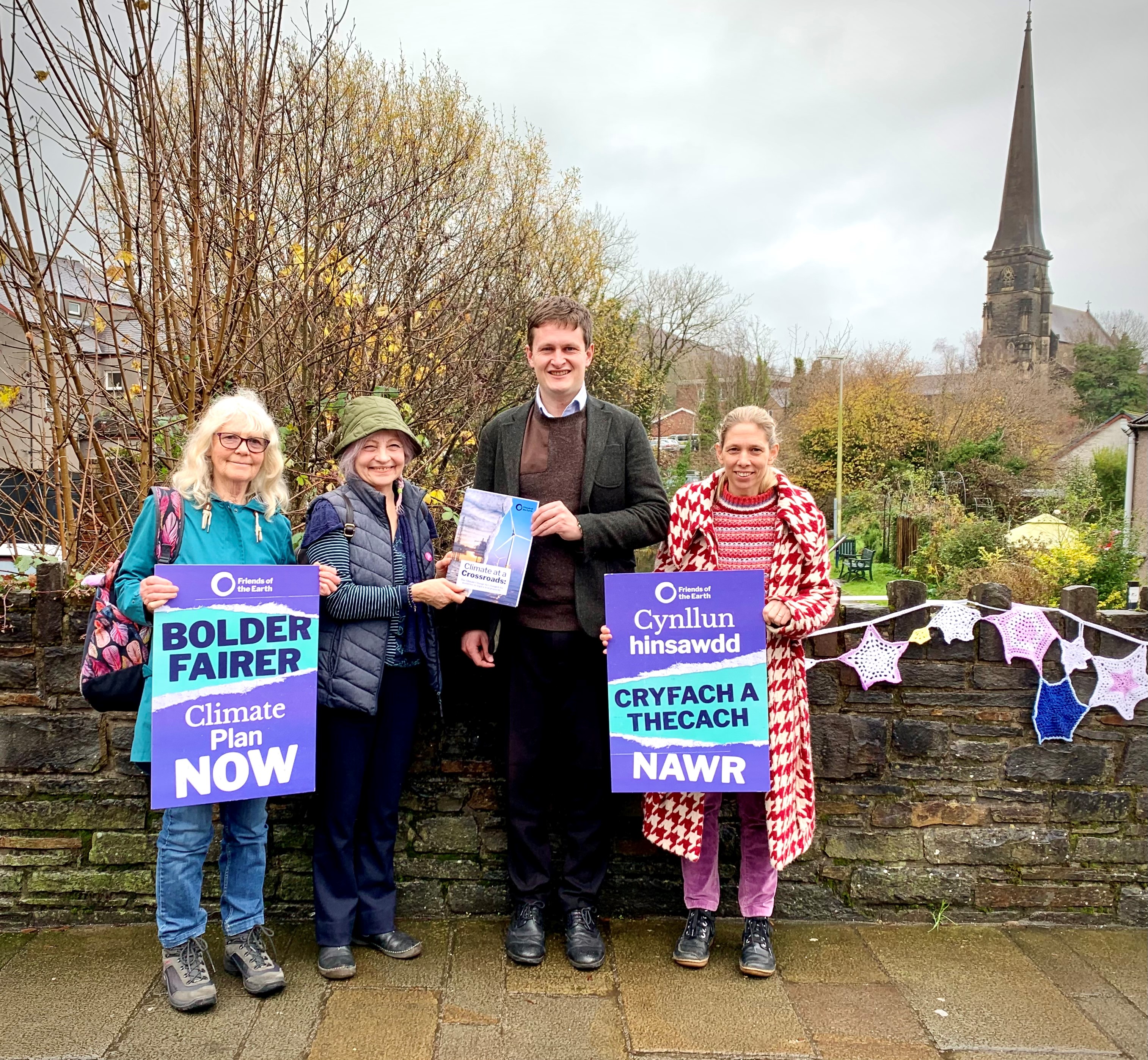 David Chadwick MP in Pontardawe