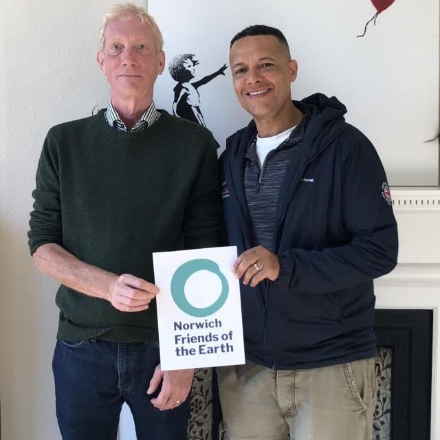 Norwich Friends of the Earth and Clive Lewis MP.