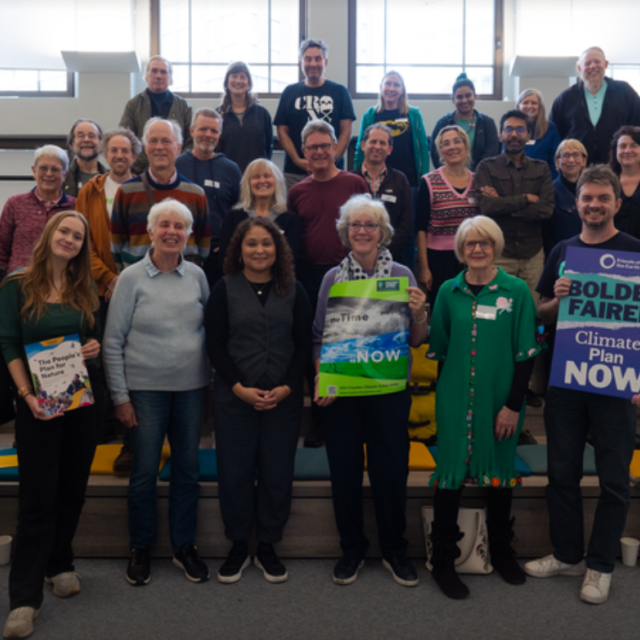 Croydon Friends of the Earth meeting their MP on the The Climate Coalition’s Common Grounds Day of Action.