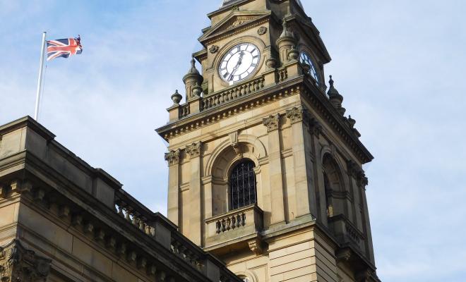 Morley Town Hall, Morley, West Yorkshire, England