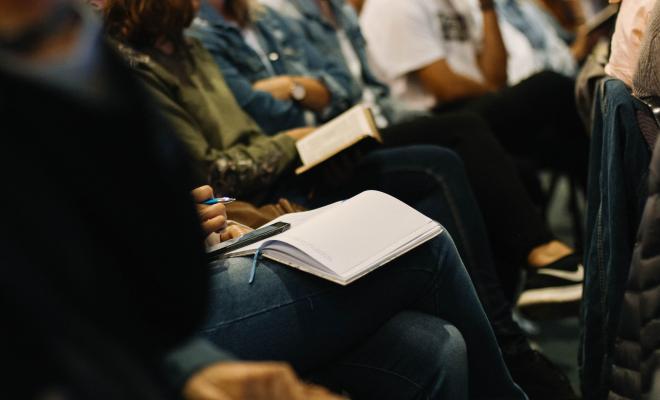 Person writing notes